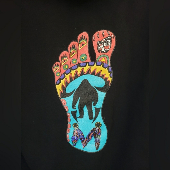 Forks Washington Colorful Mens Large Hoodie Sweatshirt - Picture 4 of 4